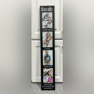 FAMILY Multi 4"x6" Photo frame by Malden Overall Size 5"x29"